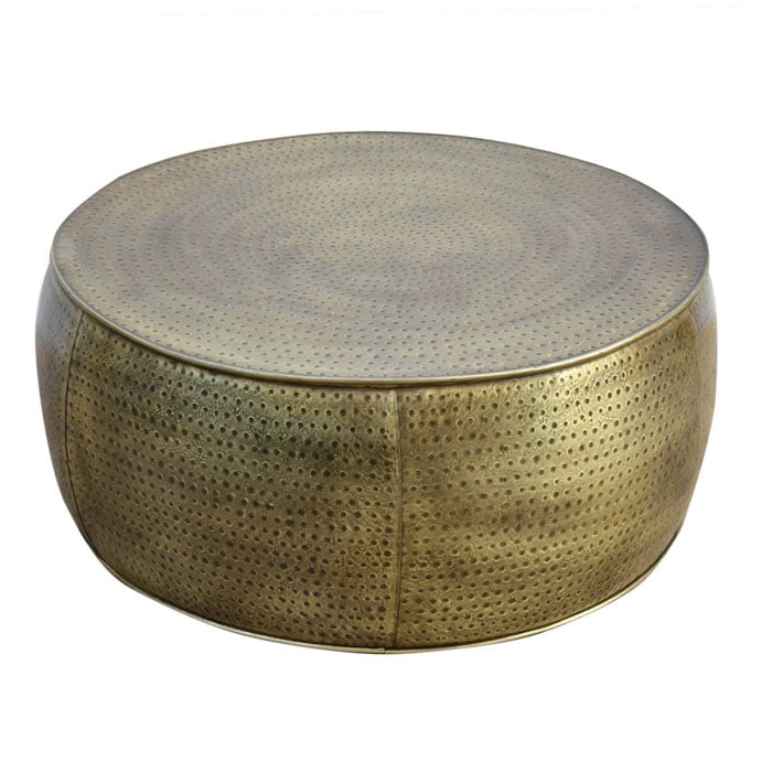 Brass Look Hammered Coffee Table - Notbrand