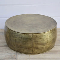 Brass Look Hammered Coffee Table - Notbrand