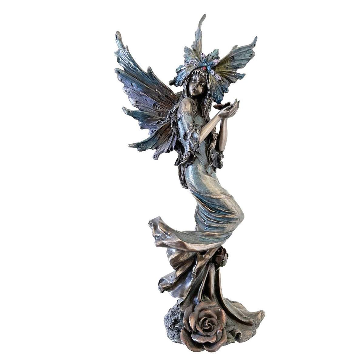 Butterfly Fairy Bronze Figurine - Notbrand