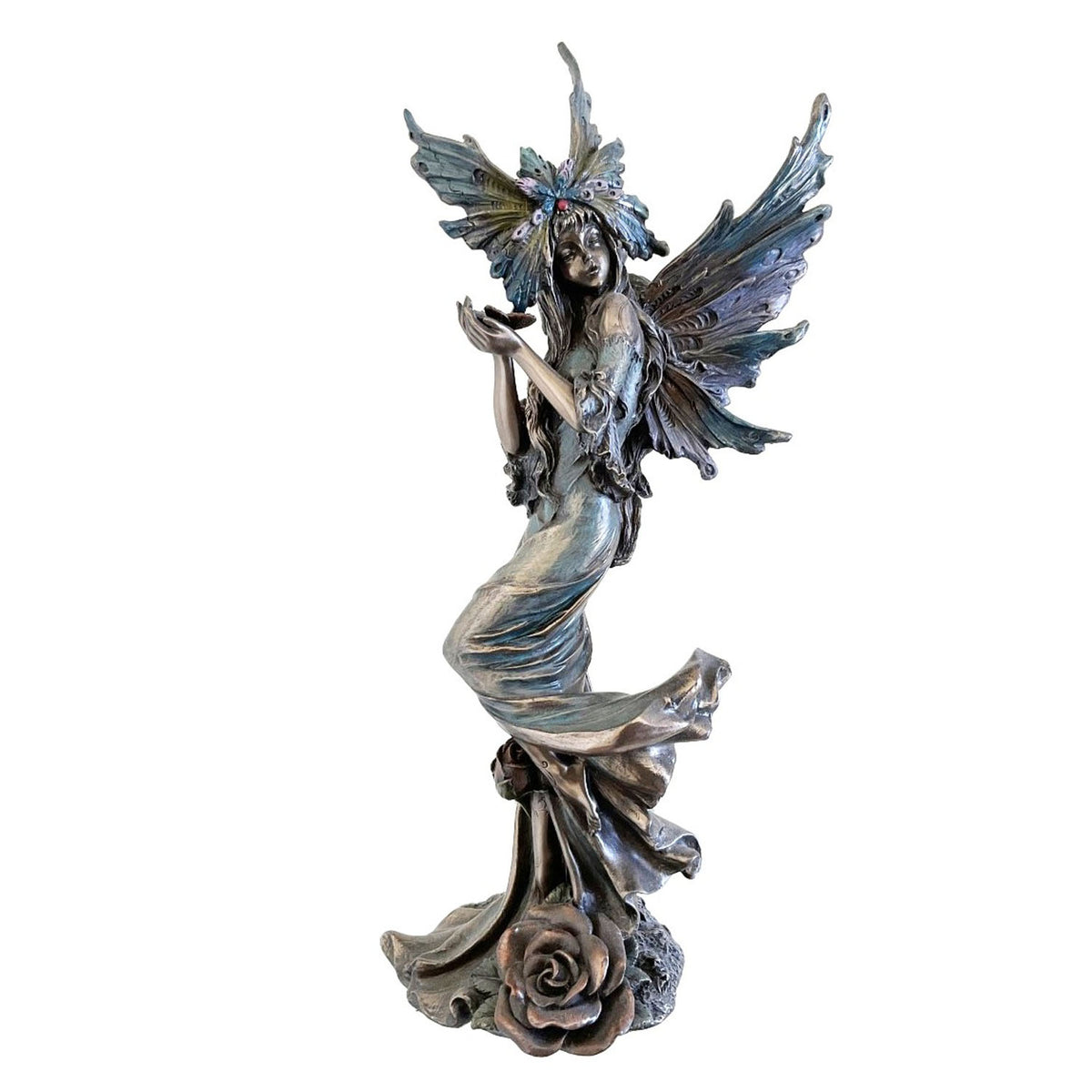 Butterfly Fairy Bronze Figurine - Notbrand