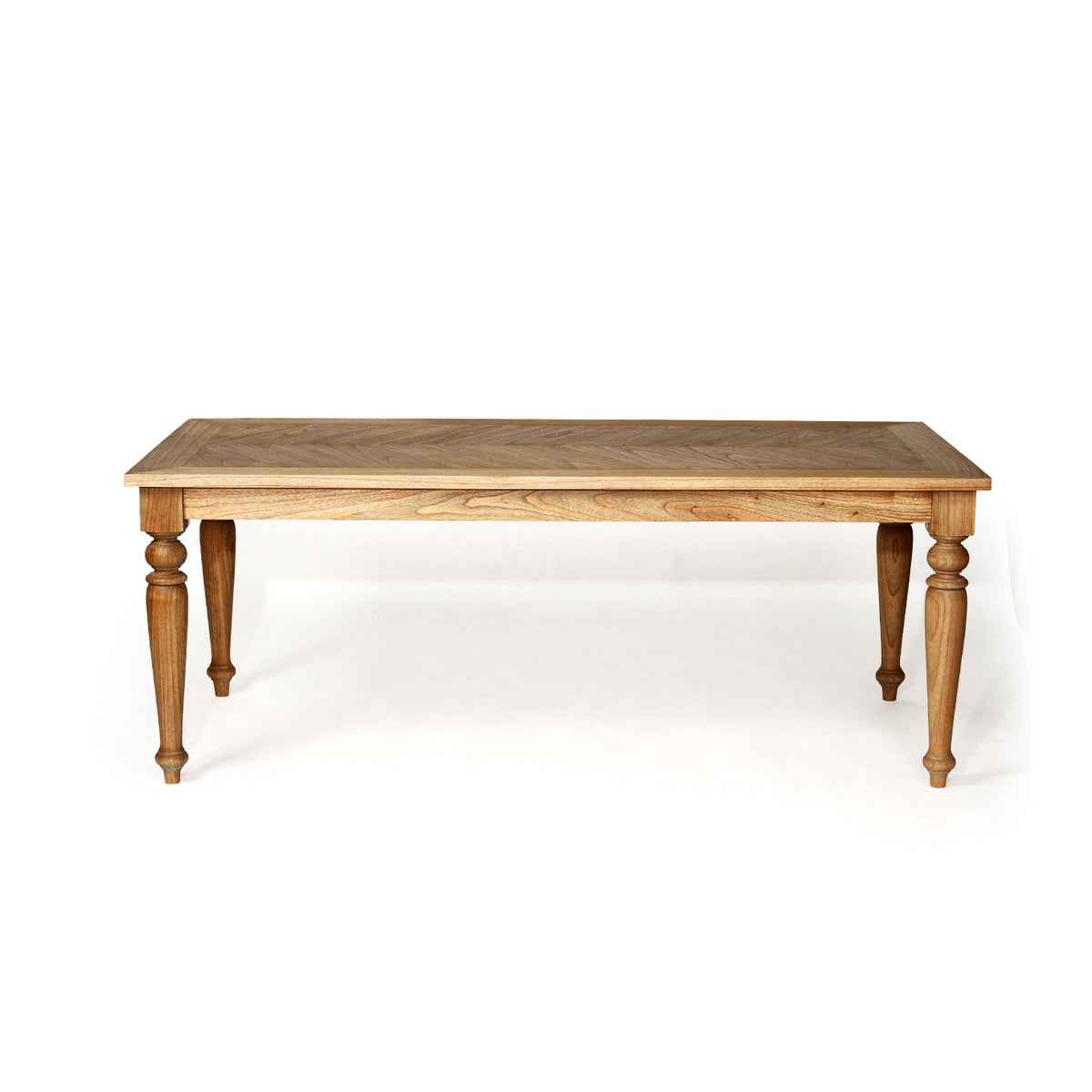 Balencia Old Wood Dining Table – 2.4m - Notbrand