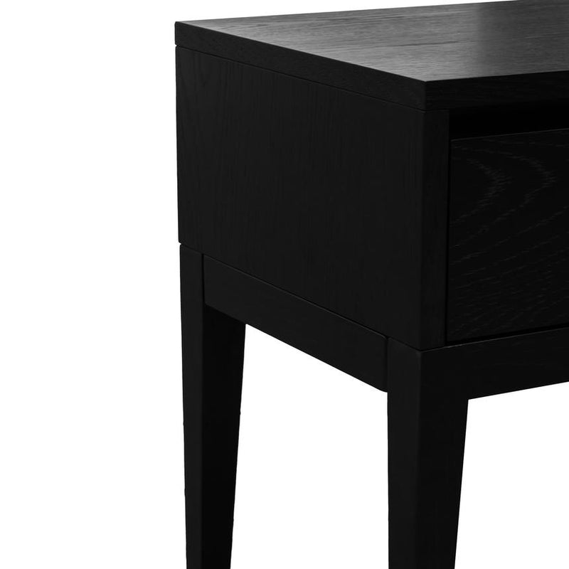 Bedside Table - Black Oak - Notbrand