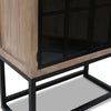 Berkeley Timber And Iron Display Cabinet - Notbrand