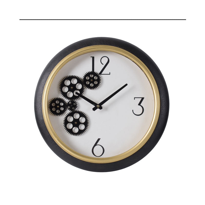 Zavron Black & White Gear Clock - Notbrand