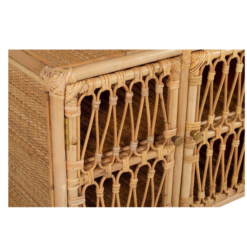 Bolan Rattan Toy Cabinet - Notbrand