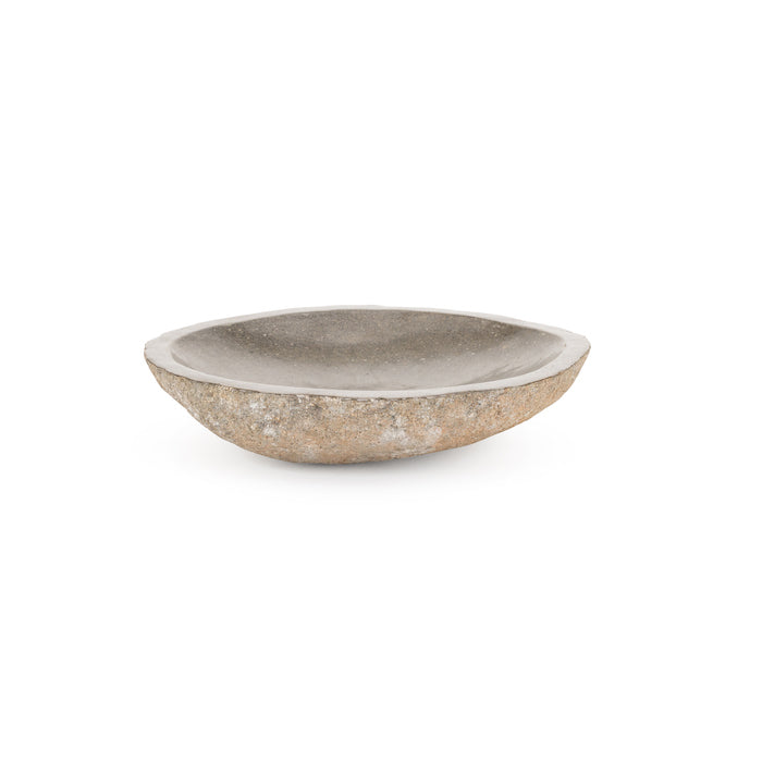 Stone Bowl in Natural - 43cm - Notbrand