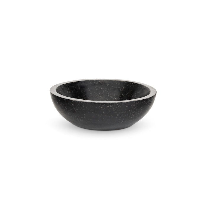 Terrazzo Bowl in Black - 34cm - Notbrand