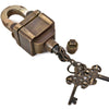 Brass Triple Key Combination Padlock - Notbrand