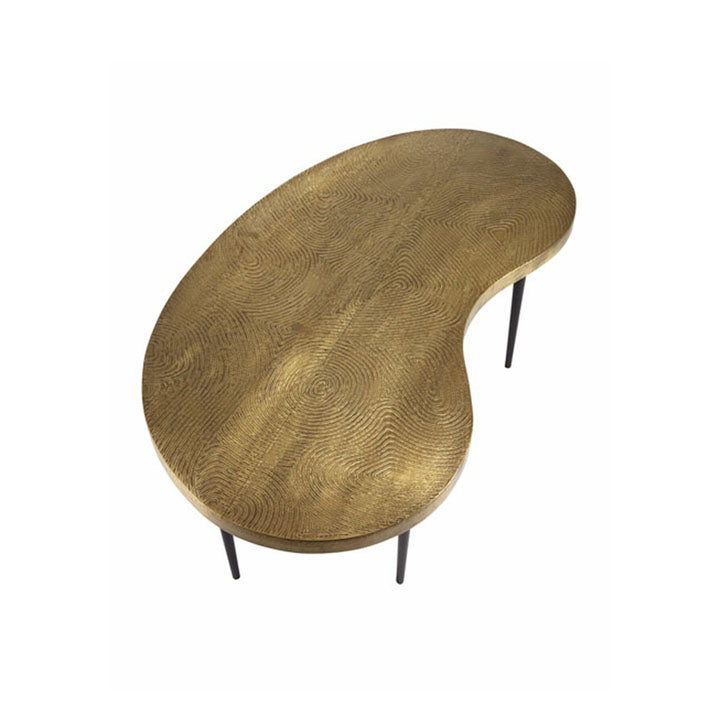 Brass Abstract Coffee Table - Notbrand