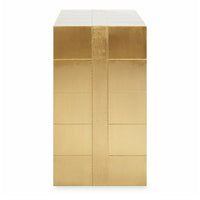 Brass plated Wooden Cabinet - Notbrand