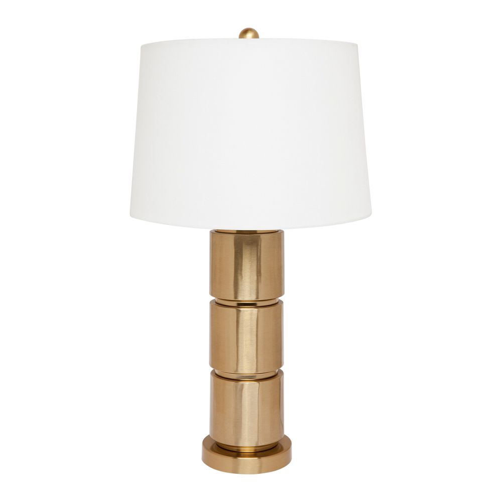 Brixton Cylindrical Table Lamp - Gold - Notbrand