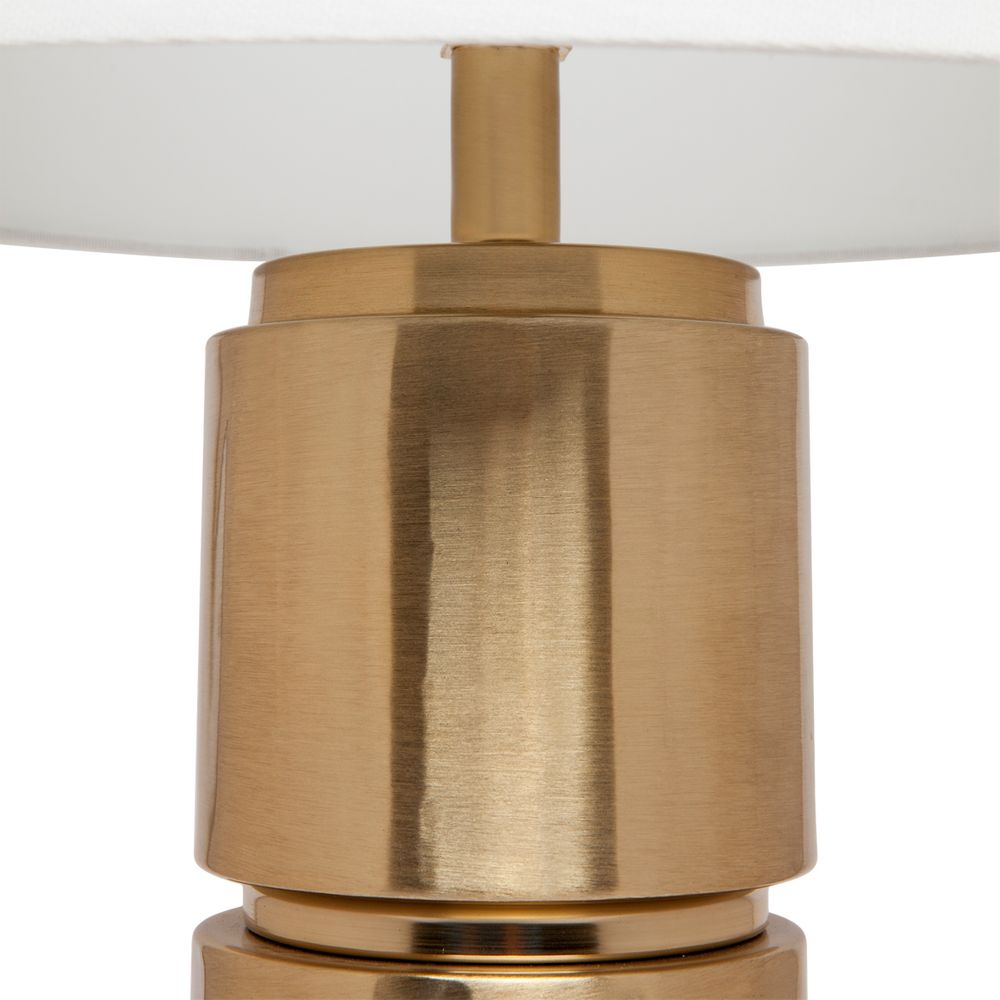 Brixton Cylindrical Table Lamp - Gold - Notbrand