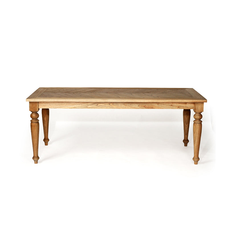 Balencia Old Wood Dining Table – 2.7m - Notbrand