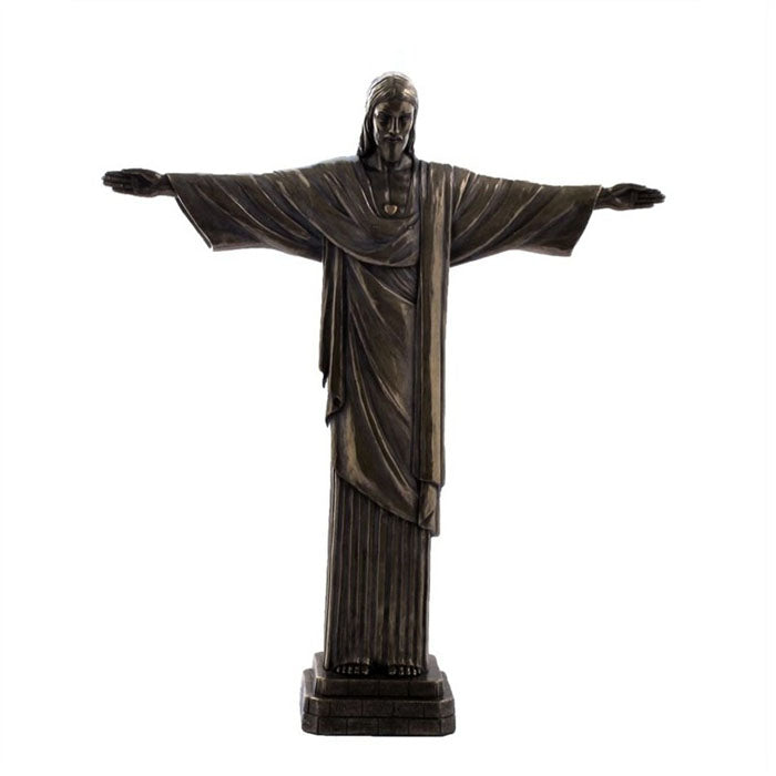 Christ The Redeemer (Rio De Janeiro Brazil) Bronze Figurine - Notbrand