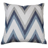 Claremont Embroidered Cushion - Blue - Notbrand