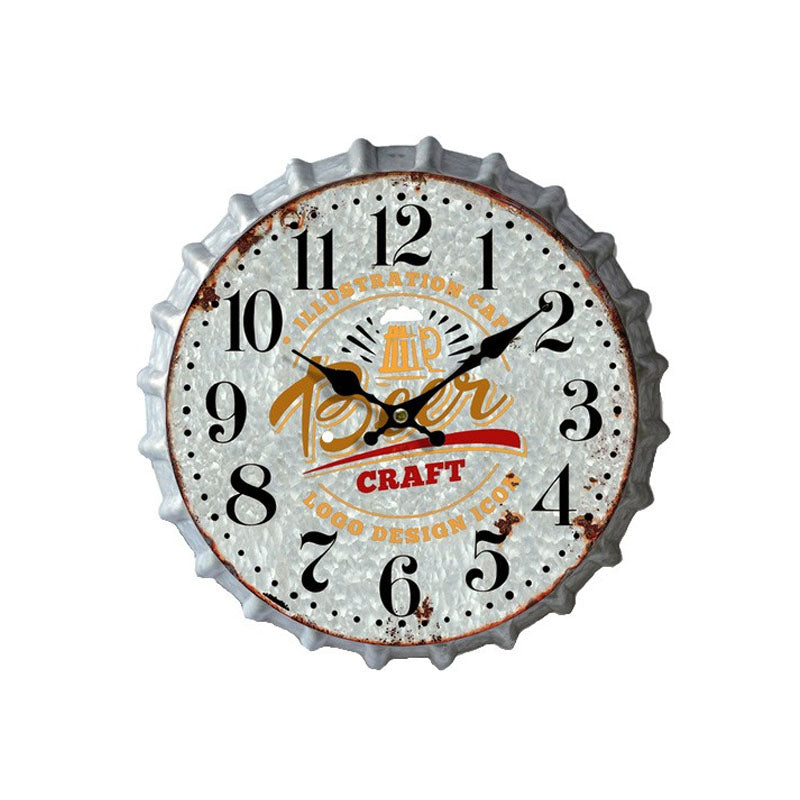 Beer Craft Metal Wall Clock - Notbrand