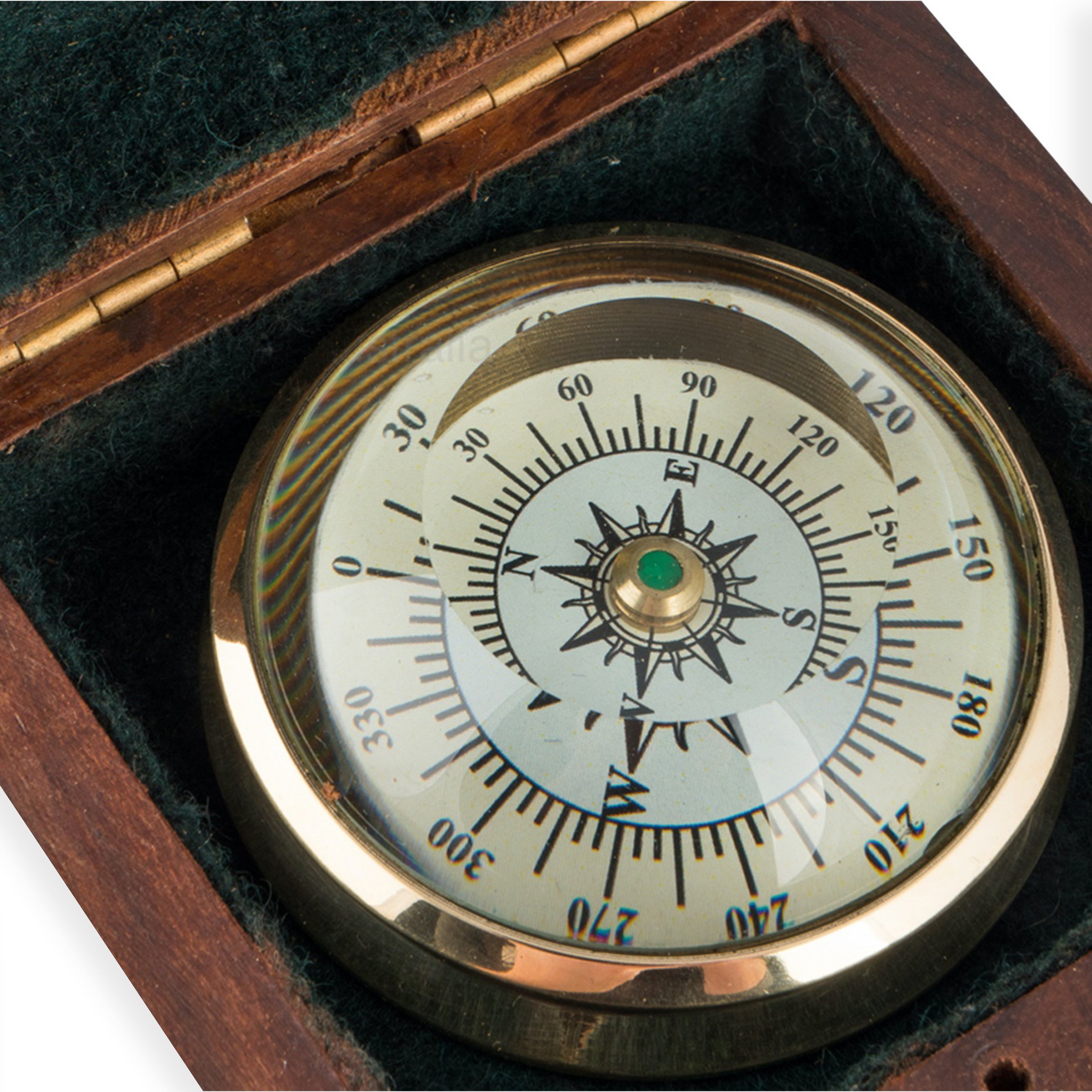 Curved Glass 60mm Floating Dial Compass - Notbrand