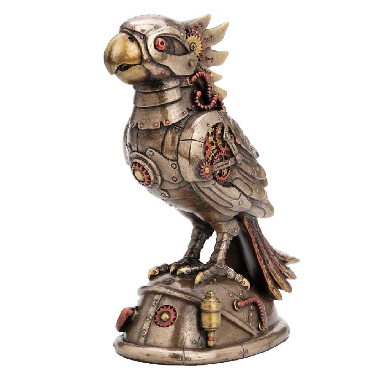 Steampunk Cockatiel Parrot Bronze Figurine - Notbrand