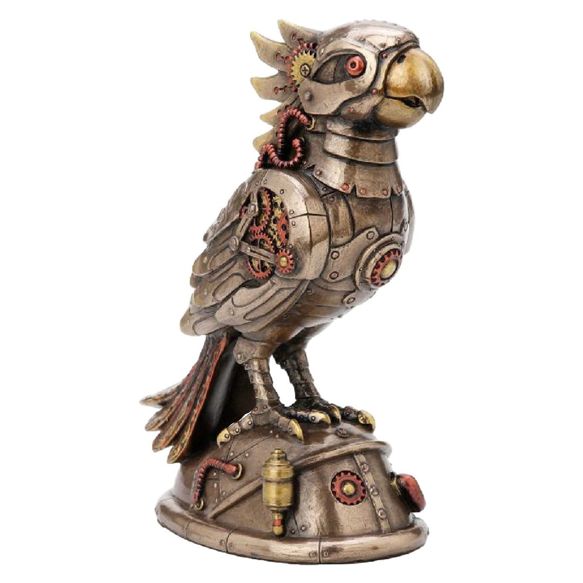 Steampunk Cockatiel Parrot Bronze Figurine - Notbrand