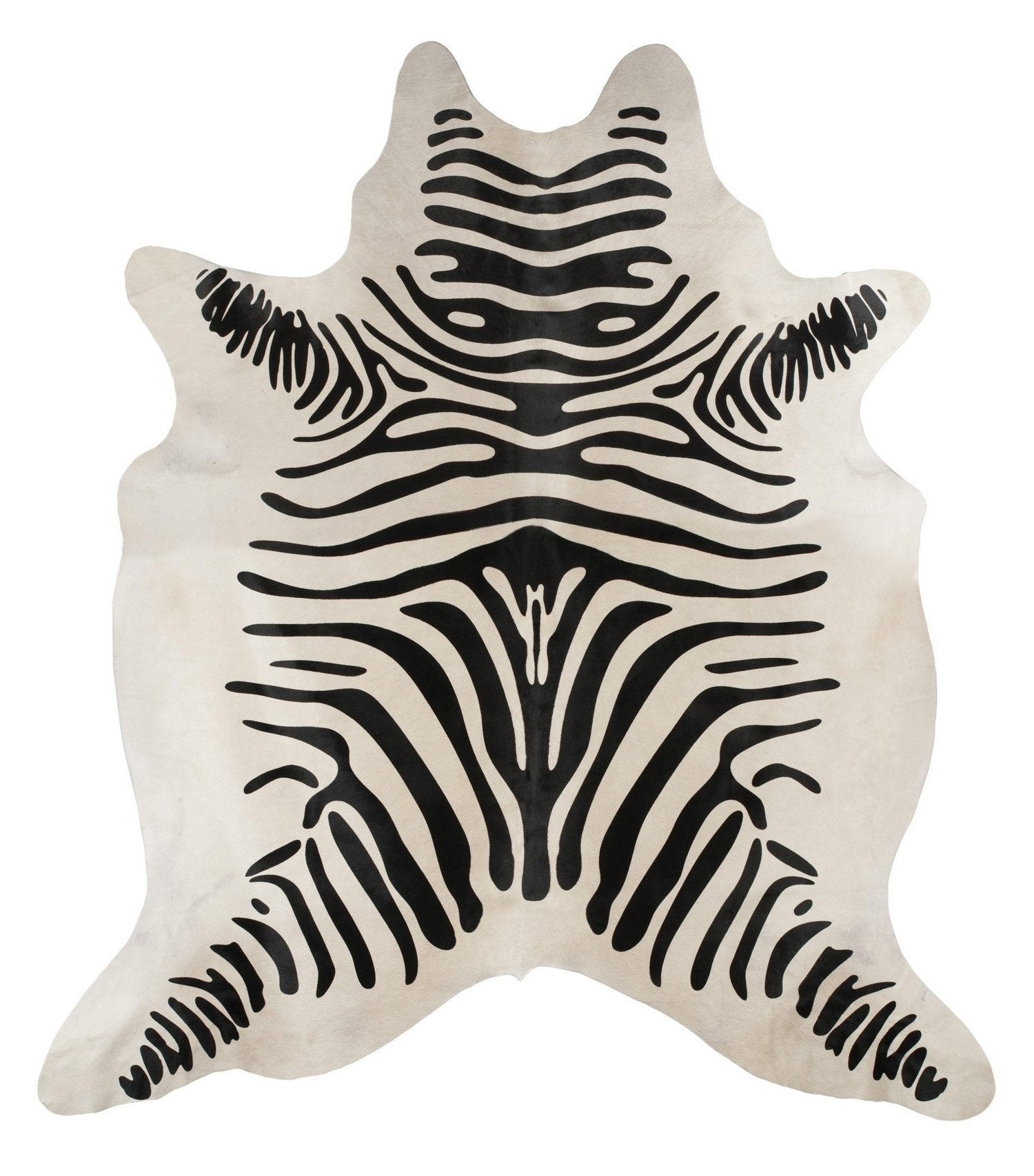 Glamorous Natural Cow Hide Zebra Print - Notbrand