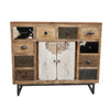 Cowhide Patchwork Chest Of Drawers - Notbrand