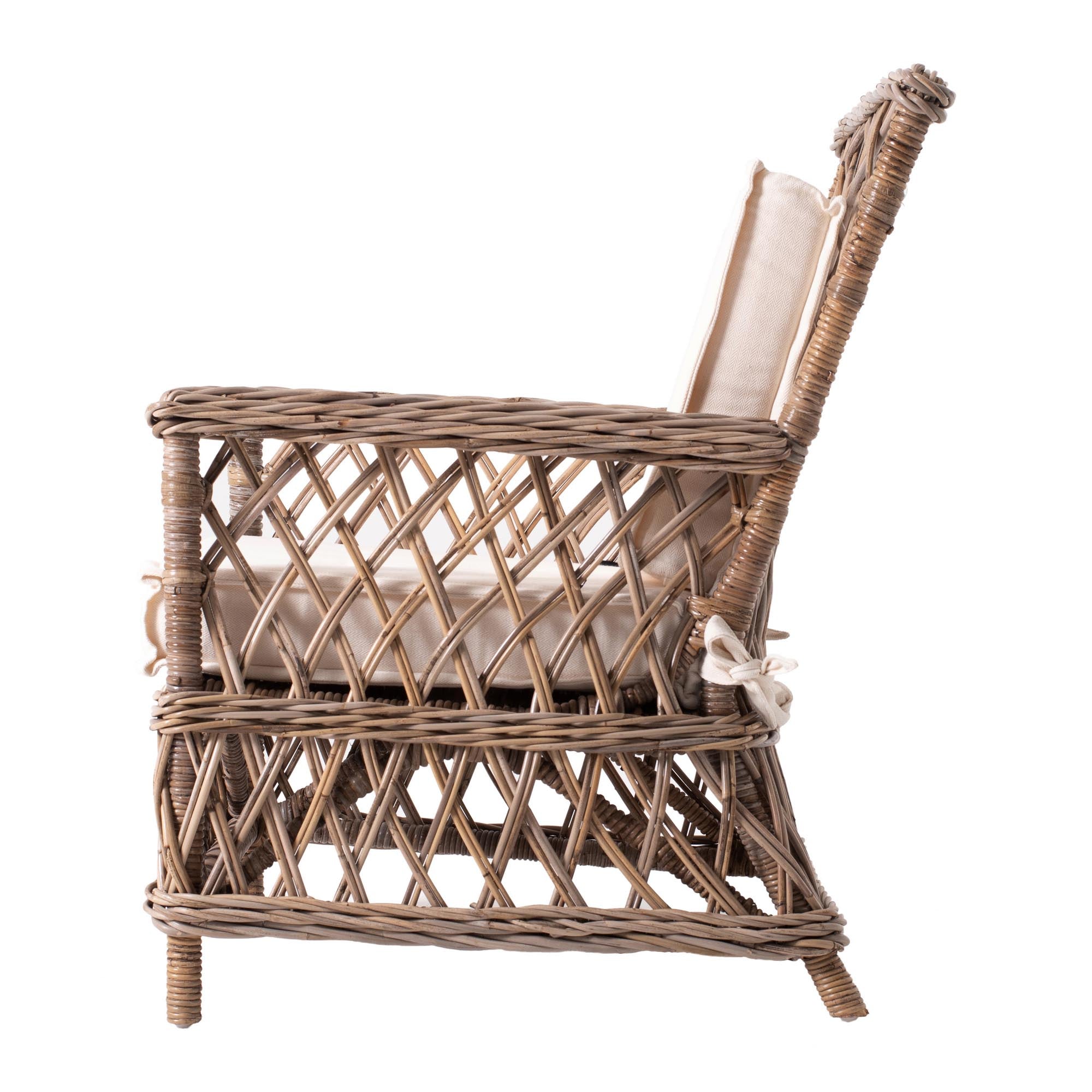 Wickerworks Rattan Marquis Chair - Set of 2 - Notbrand