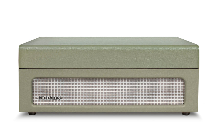Crosley Voyager Bluetooth Portable Turntable with HolySmoke Retro Speaker - Sage - Notbrand