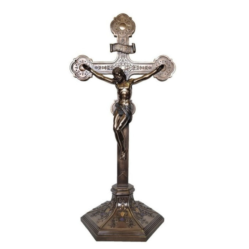 Crucifix On Stand (L) - Notbrand
