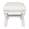 Candace Accent Stool - Natural Linen - Notbrand