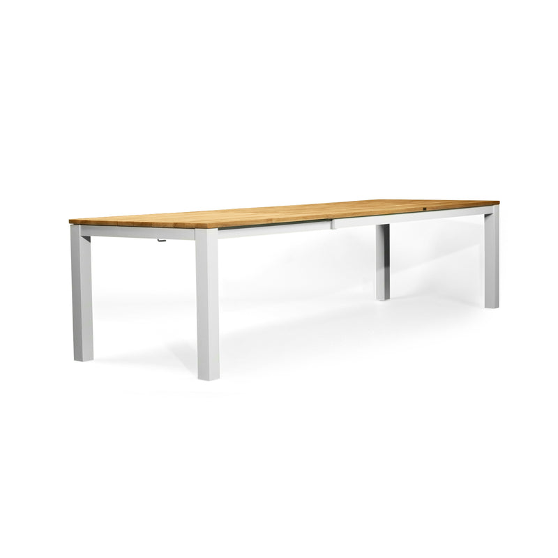 Mebale Outdoor Extension Table in White - 3.1m - Notbrand