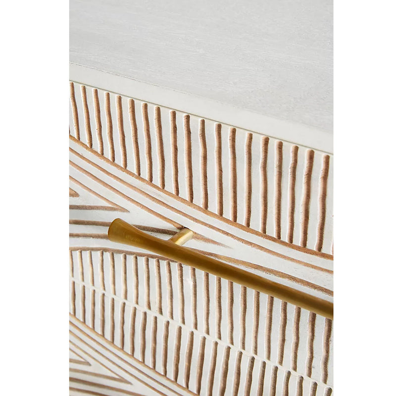 Carved Thalia Six-Drawer Dresser - Notbrand