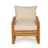 Saffron Armchair in Natural - Linen Fabric - Notbrand