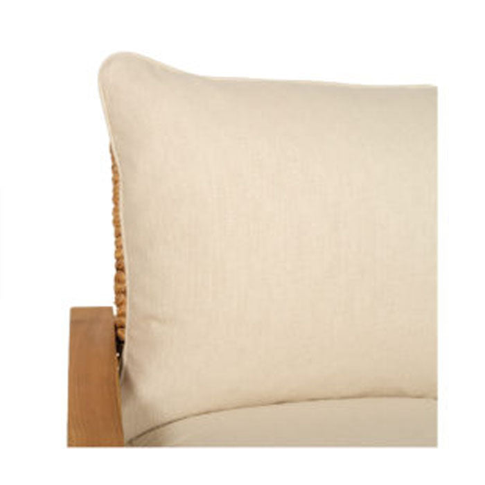 Saffron Armchair in Natural - Linen Fabric - Notbrand
