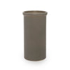 Set of 3 Aphrodite Ceramic Cylinder Vase - Matte Charcoal - Notbrand