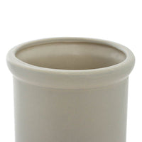 Set of 3 Aphrodite Ceramic Cylinder Vase - Matte Grey - Notbrand