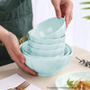Ceramic Dinnerware Bowl Set in Light Blue - Set of 8 - Notbrand