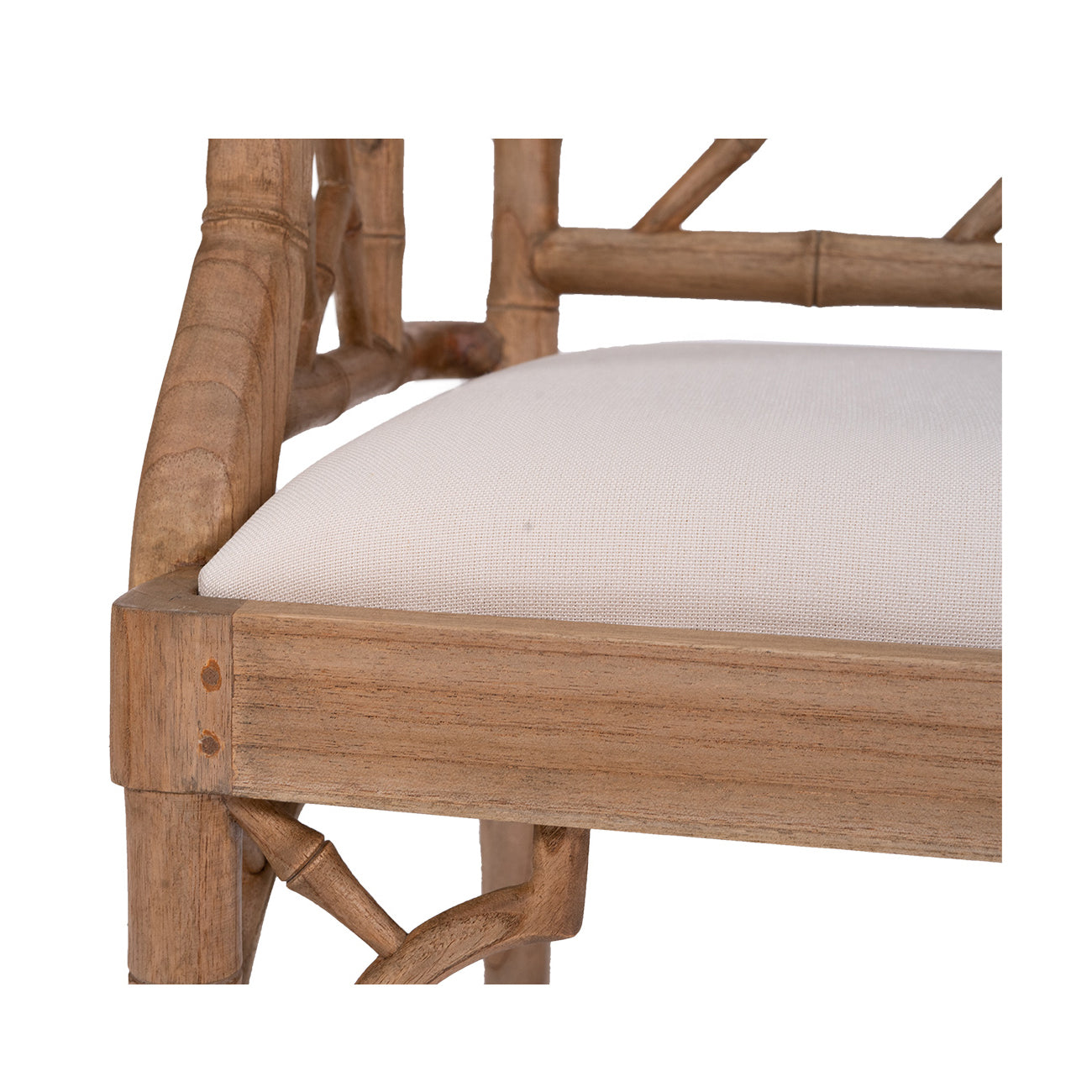 Paloma Wooden Armchair – Weathered Oak - Notbrand