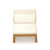 Ciane Outdoor Armless Single Sofa - White - Notbrand