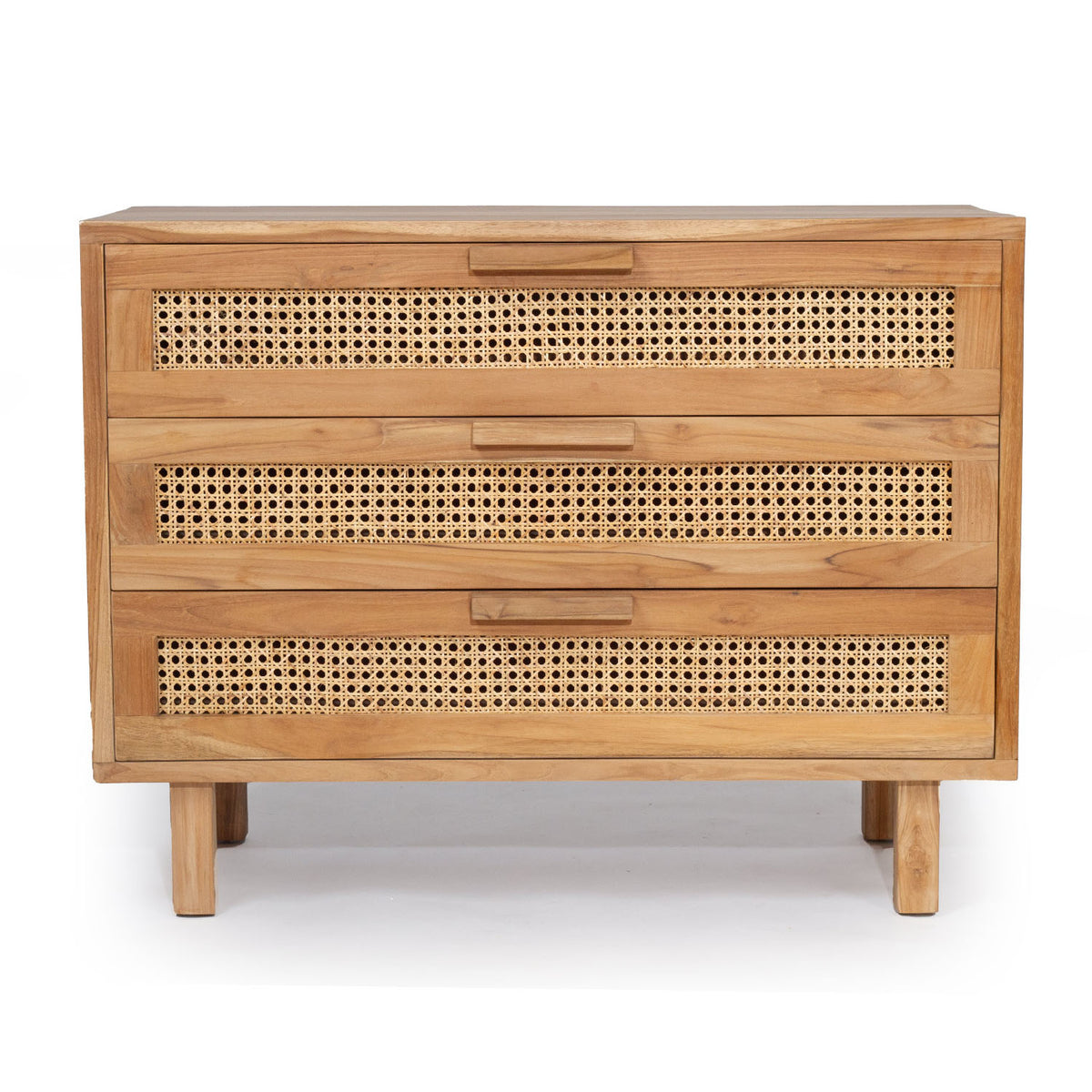 Ciral Chest Of 3 Drawers in Natural - 100cm - Notbrand