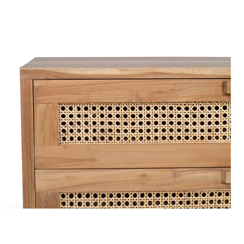 Ciral Chest Of 3 Drawers in Natural - 100cm - Notbrand