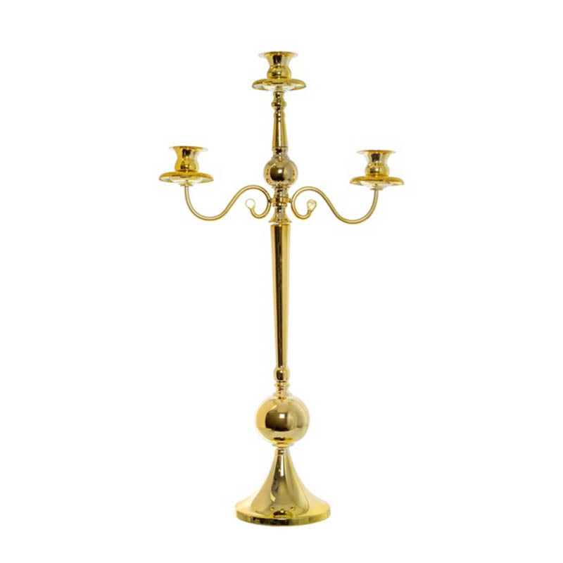 Classic Gold 3 Arms Candelabra - Notbrand