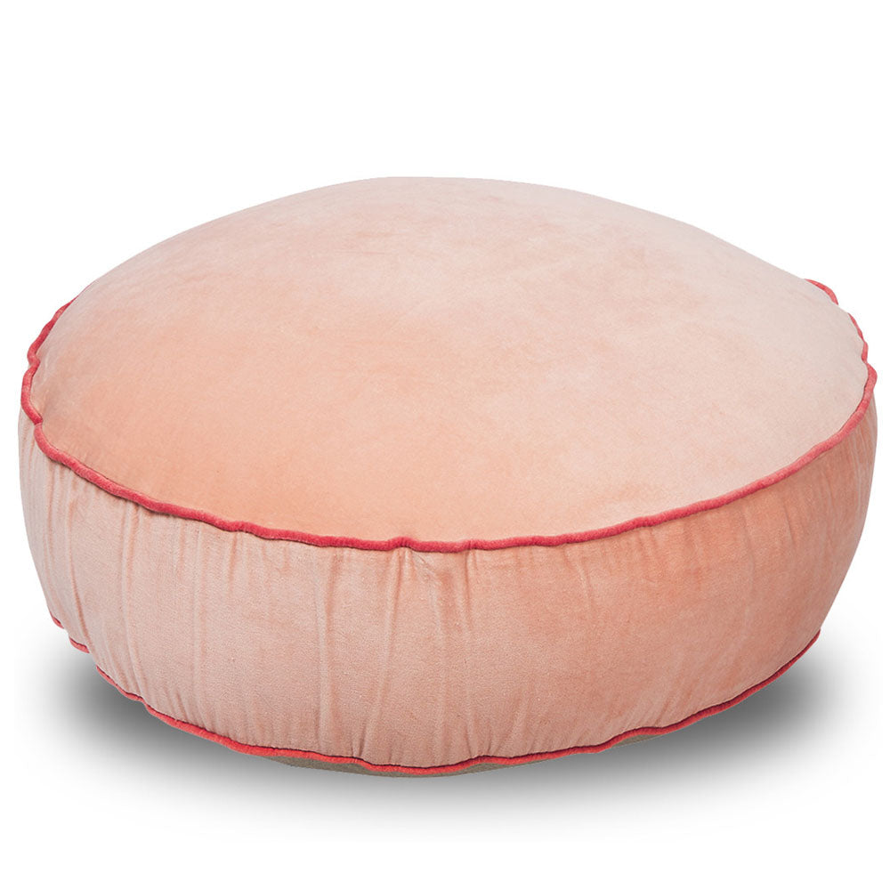 Classic Round Floor Cushion in Pink - Notbrand