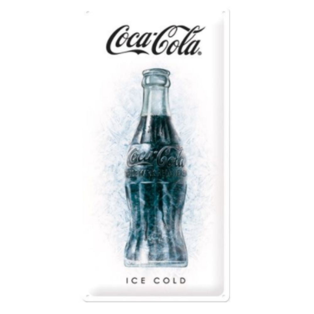Coca-Cola Ice Long Sign - White - NotBrand