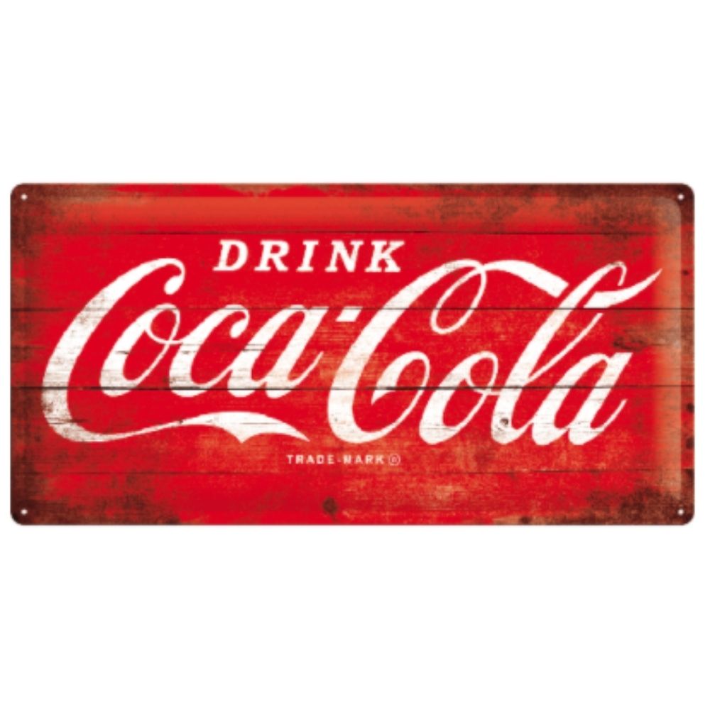 Coca-Cola Long Sign - 1960 Logo - Notbrand