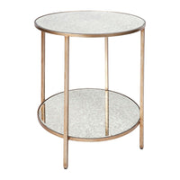 Cocktail Side Table - Antique Gold - Notbrand