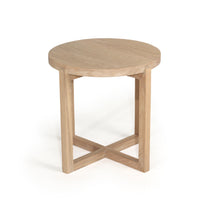 Coogee American Oak Side Table – 50cm - Notbrand