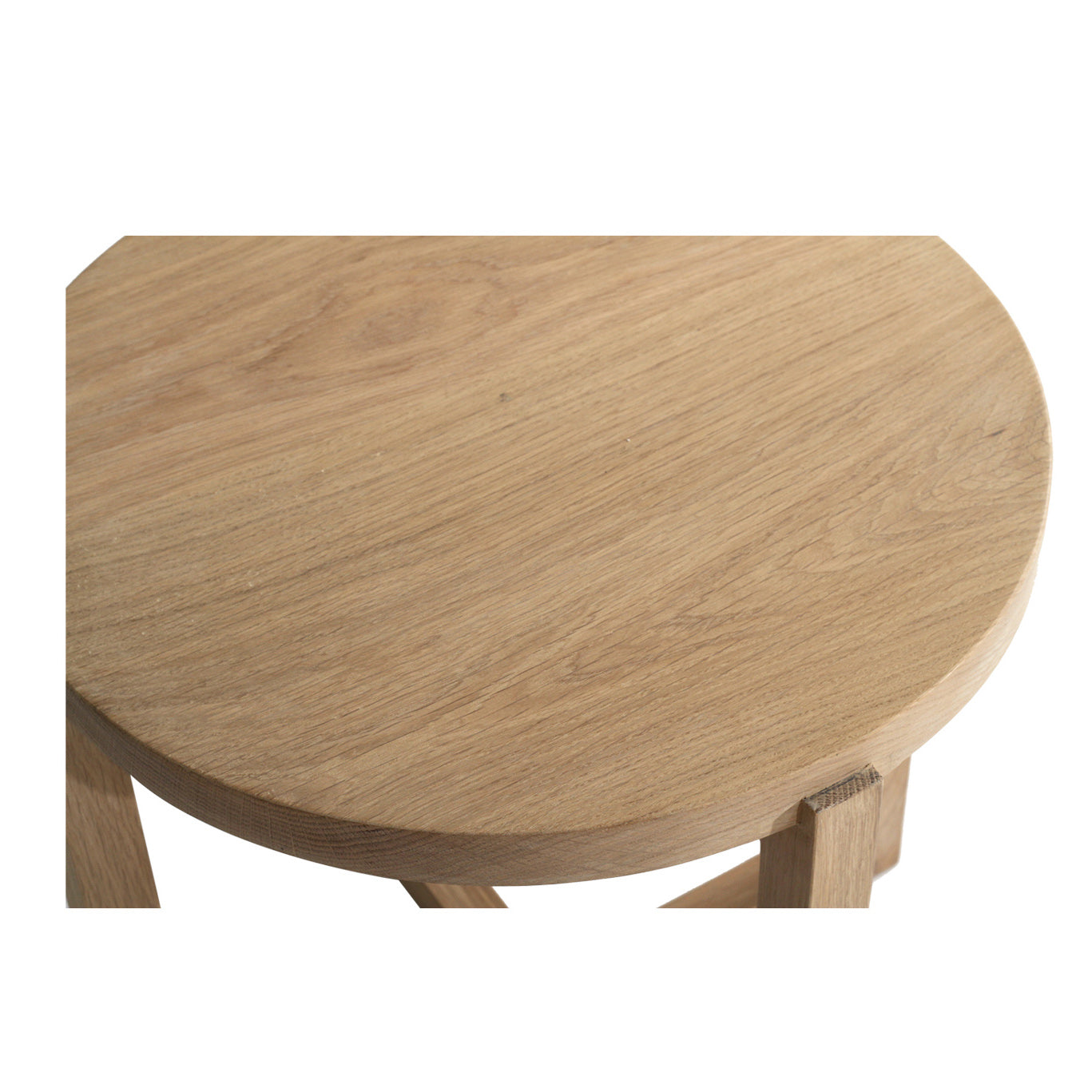 Coogee American Oak Side Table – 50cm - Notbrand