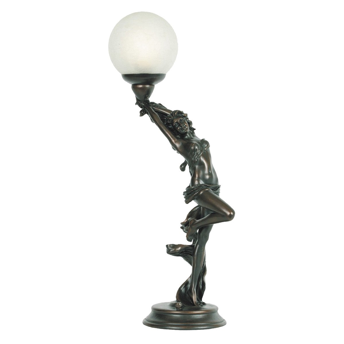 Abbie Lady Figurine Art Decor Table Lamp - Range - Notbrand