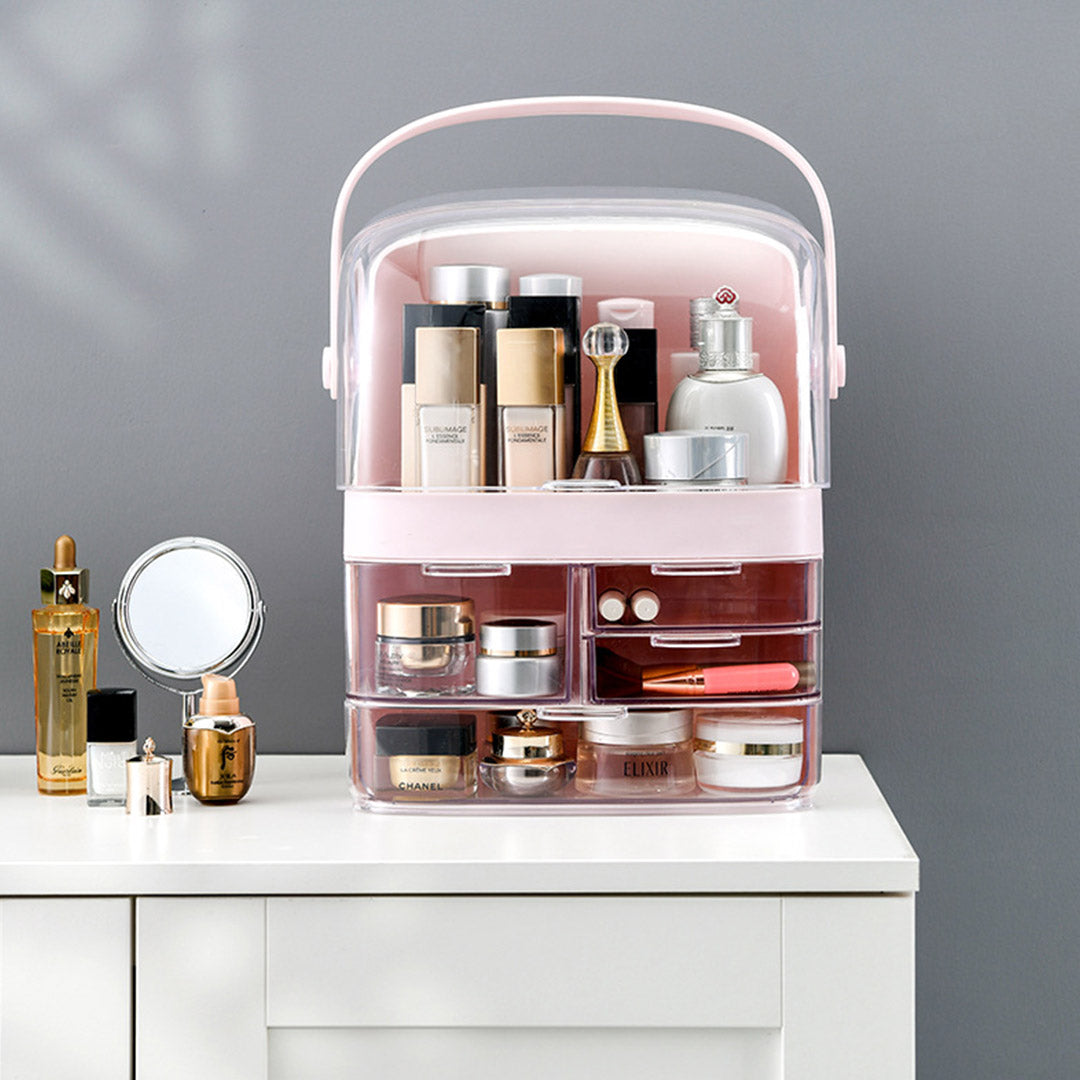 Countertop Makeup Organizer in Pink - 3 Tier - Notbrand
