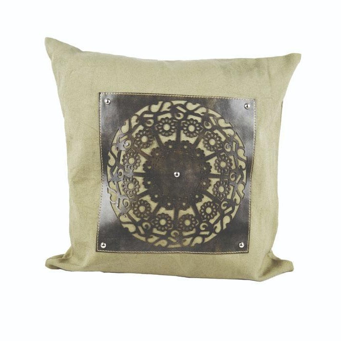 Turvass Leather Cushion Cover - Notbrand